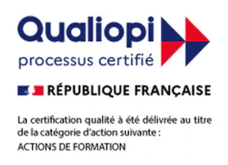 Qualiopi, processus certifié. La certification qualité a été délivrée au titre de la catégorie d’actions suivante : actions de formation.
