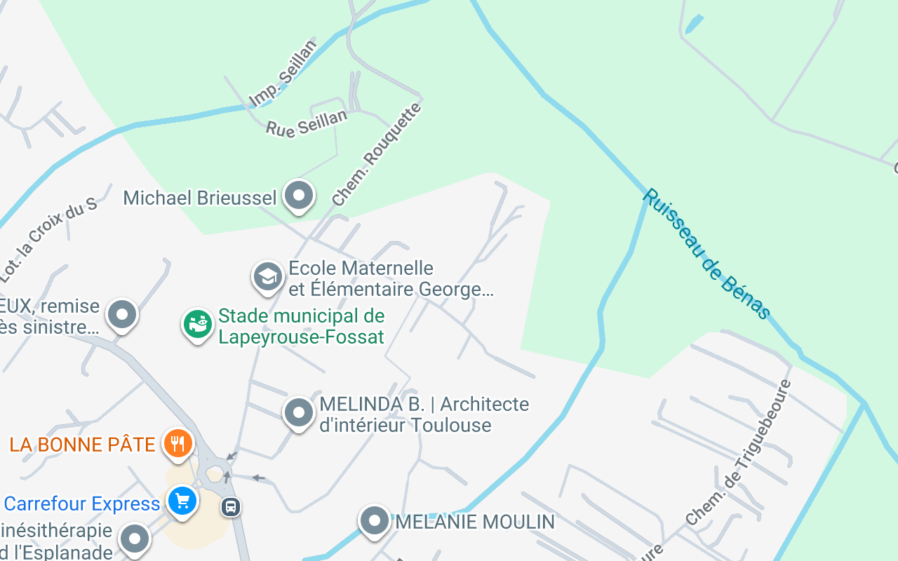 Carte Google de Les Artisans des Langues, Les Artisans des Langues, Toulouse